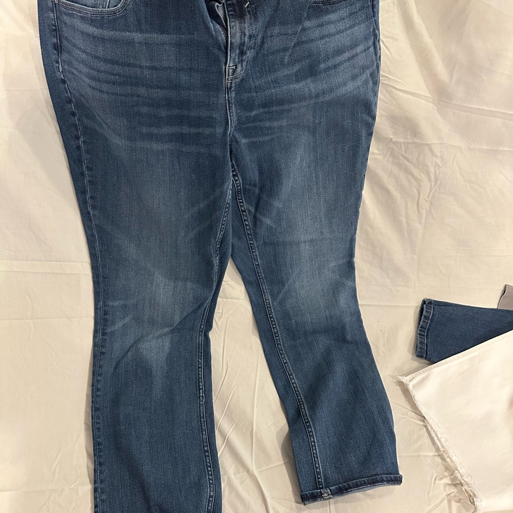 Vigoss Blue Skinny Jeans with Natural Fading